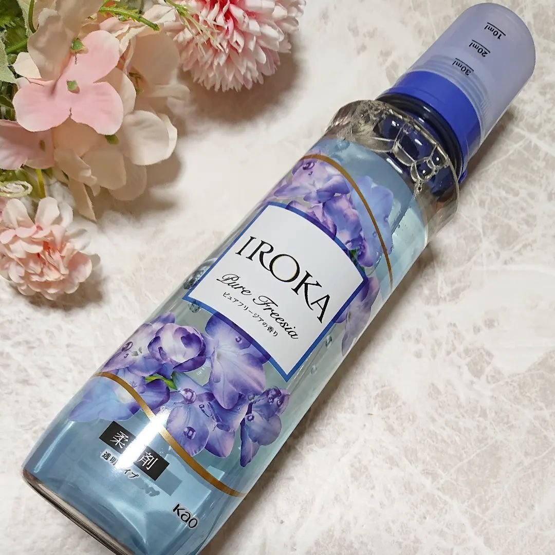 プレミアム柔軟剤 IROKA ピュアフリージアの香り/IROKA/柔軟剤を使ったクチコミ（1枚目）