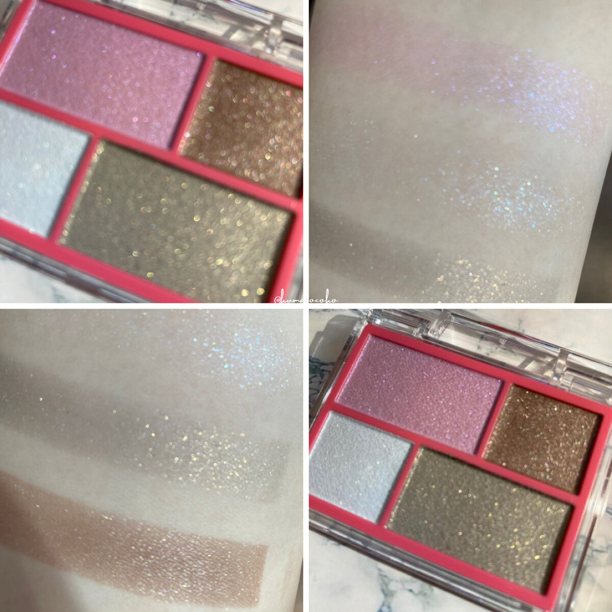 ニュアンスカラーシャドウ 4 /BABYMEE/アイシャドウパレットを使ったクチコミ（1枚目）