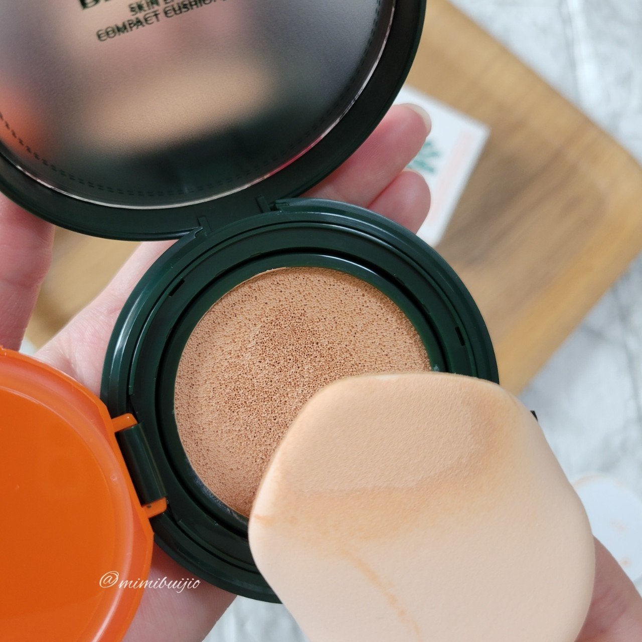 スキンエンハンサー コンパクト クッション (マット)/BROOKESIA/クッションファンデーションを使ったクチコミ(1枚目)