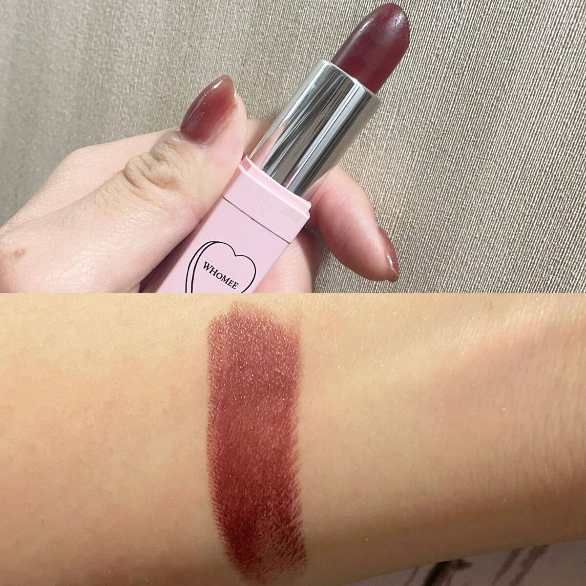 フーミー リップスティック/WHOMEE/口紅を使ったクチコミ(1枚目)