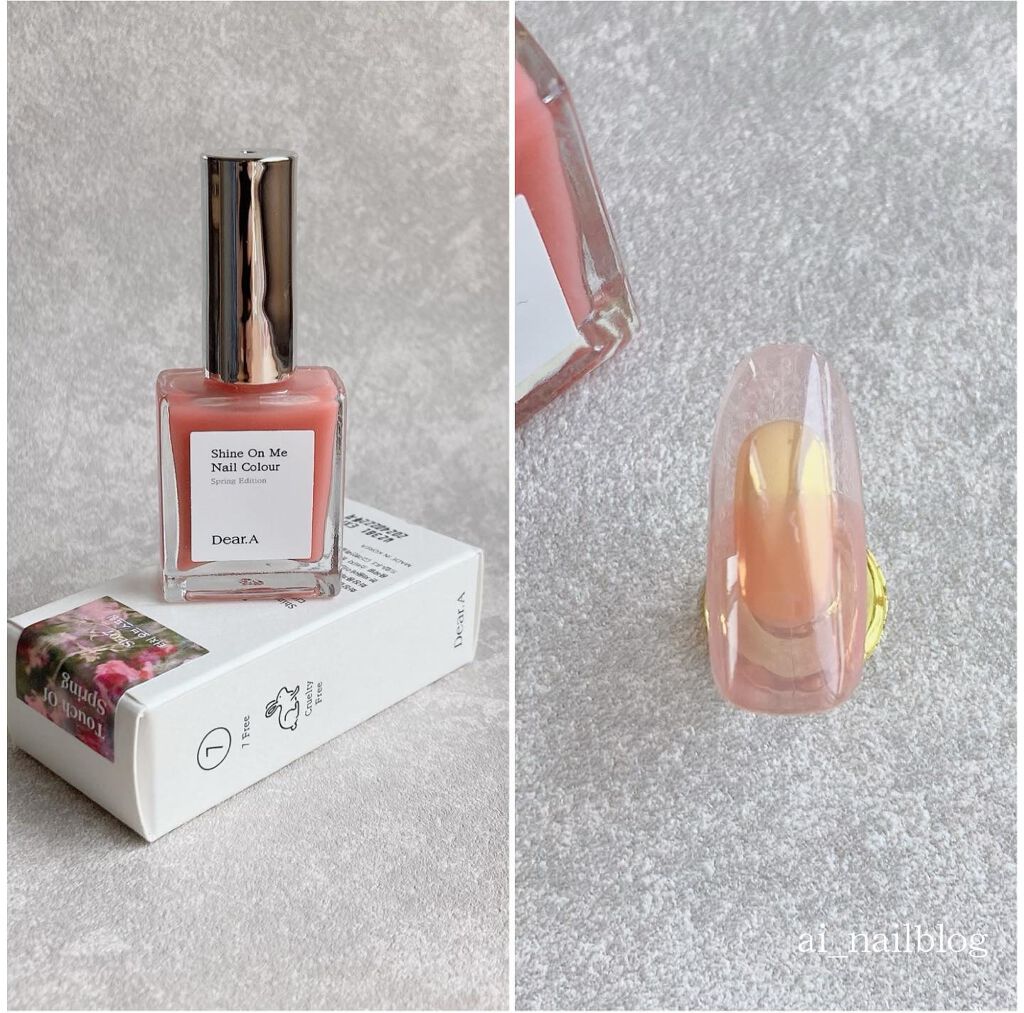シャインオンミーネイルカラー/Dear.A/マニキュアを使ったクチコミ(3枚目)