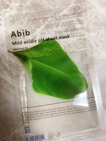 弱酸性pHシートマスク ドクダミフィット/Abib /シートマスク・パックを使ったクチコミ(1枚目)