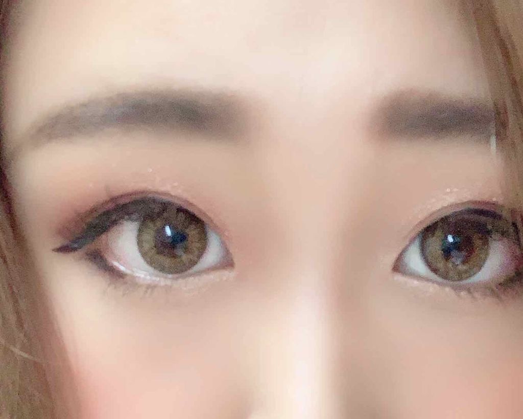 LA FILLE (ラ・フィーユ) O2 HAZEL/LA FILLE/カラーコンタクトレンズを使ったクチコミ（3枚目）