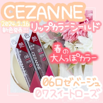 リップカラーシールド/CEZANNE/口紅を使ったクチコミ(1枚目)