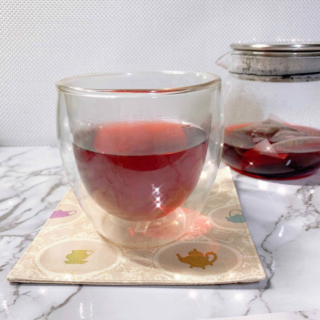 ダイエットサポートティー　ローズヒップブレンド/DHC/美容ドリンクを使ったクチコミ（2枚目）