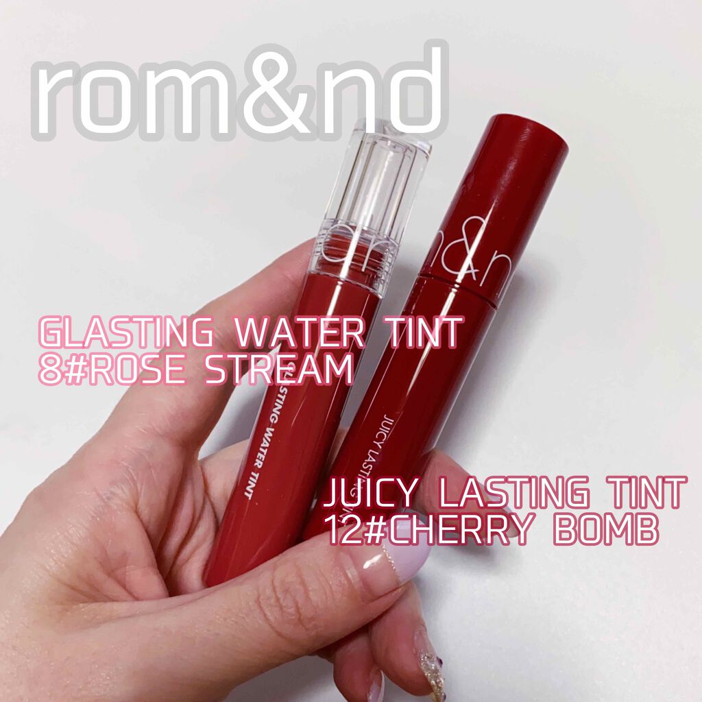 グラスティングウォーターティント/rom&nd/リップティントを使ったクチコミ（1枚目）