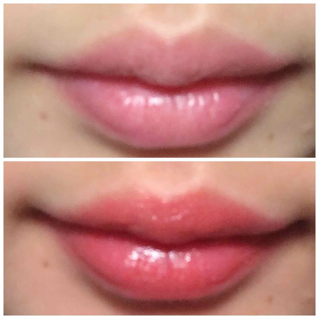 ラスティンググロスリップ/CEZANNE/口紅を使ったクチコミ(2枚目)