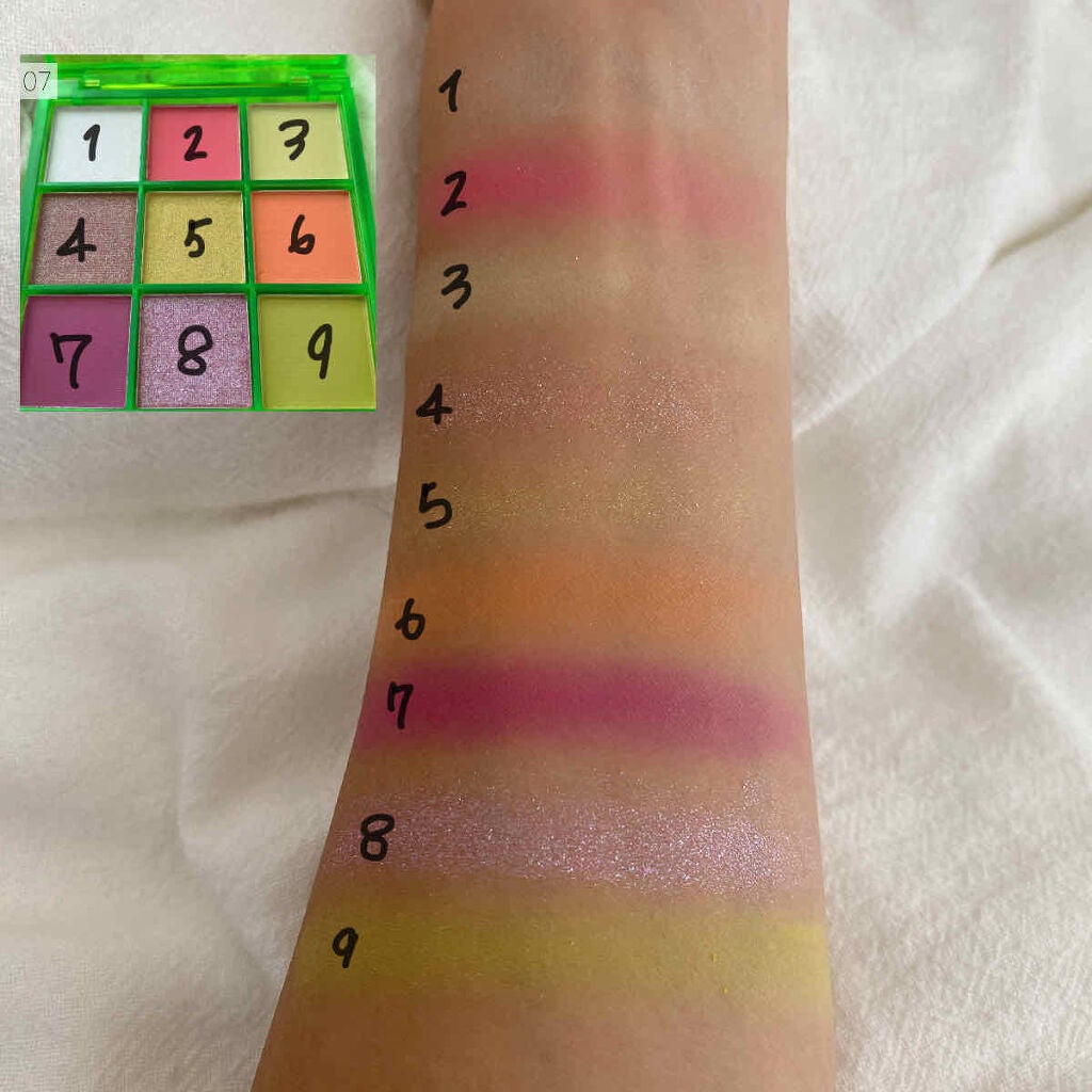 UR GLAM BLOOMING EYE COLOR PALETTE/U R GLAM/アイシャドウパレットを使ったクチコミ(7枚目)