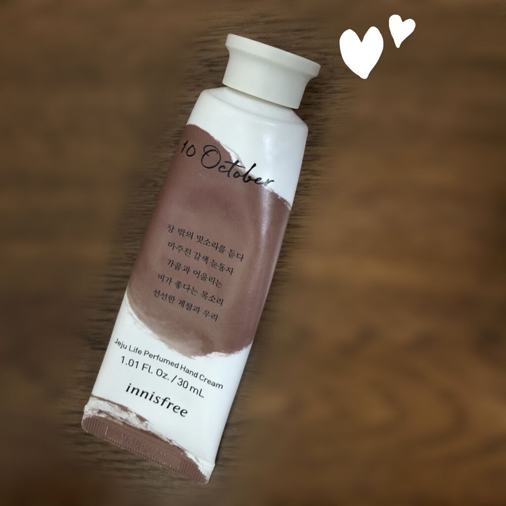 チェジュライフ パフュームド ハンドクリーム N/innisfree/ハンドクリームを使ったクチコミ（1枚目）