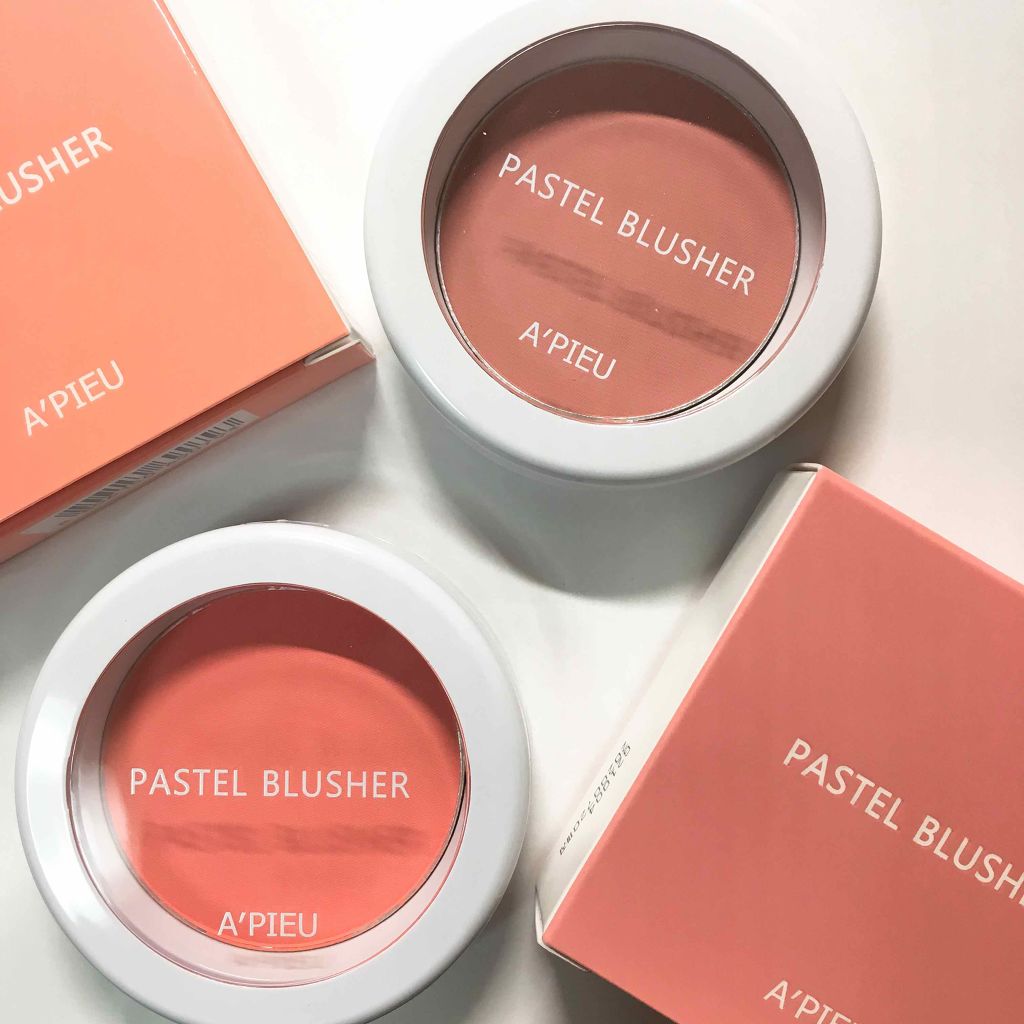 アピュー パステルブラッシャー/A’pieu/パウダーチークを使ったクチコミ(1枚目)