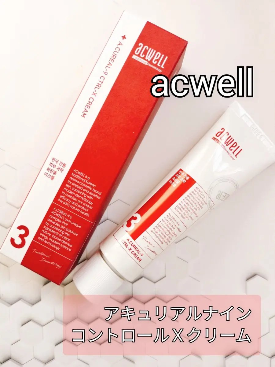 アキュリアルナインコントロールエックスクリーム/ACWELL/フェイスクリームを使ったクチコミ（1枚目）