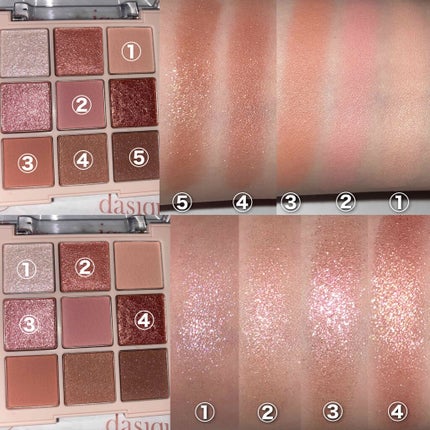 シャドウパレット/dasique/アイシャドウパレットを使ったクチコミ(2枚目)