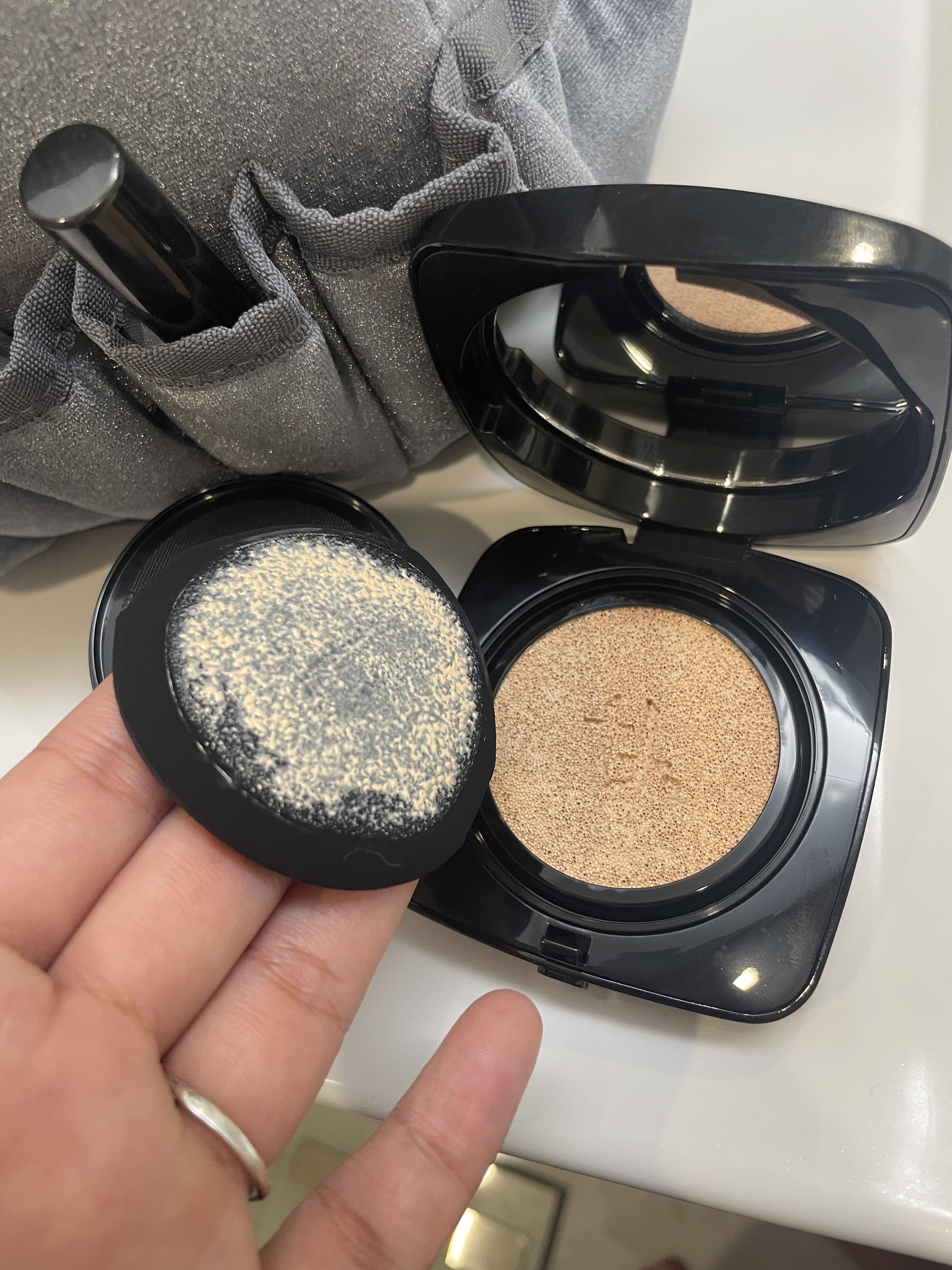 レイヤリングフィット グロークッションEX/TFIT/クッションファンデーションを使ったクチコミ（1枚目）