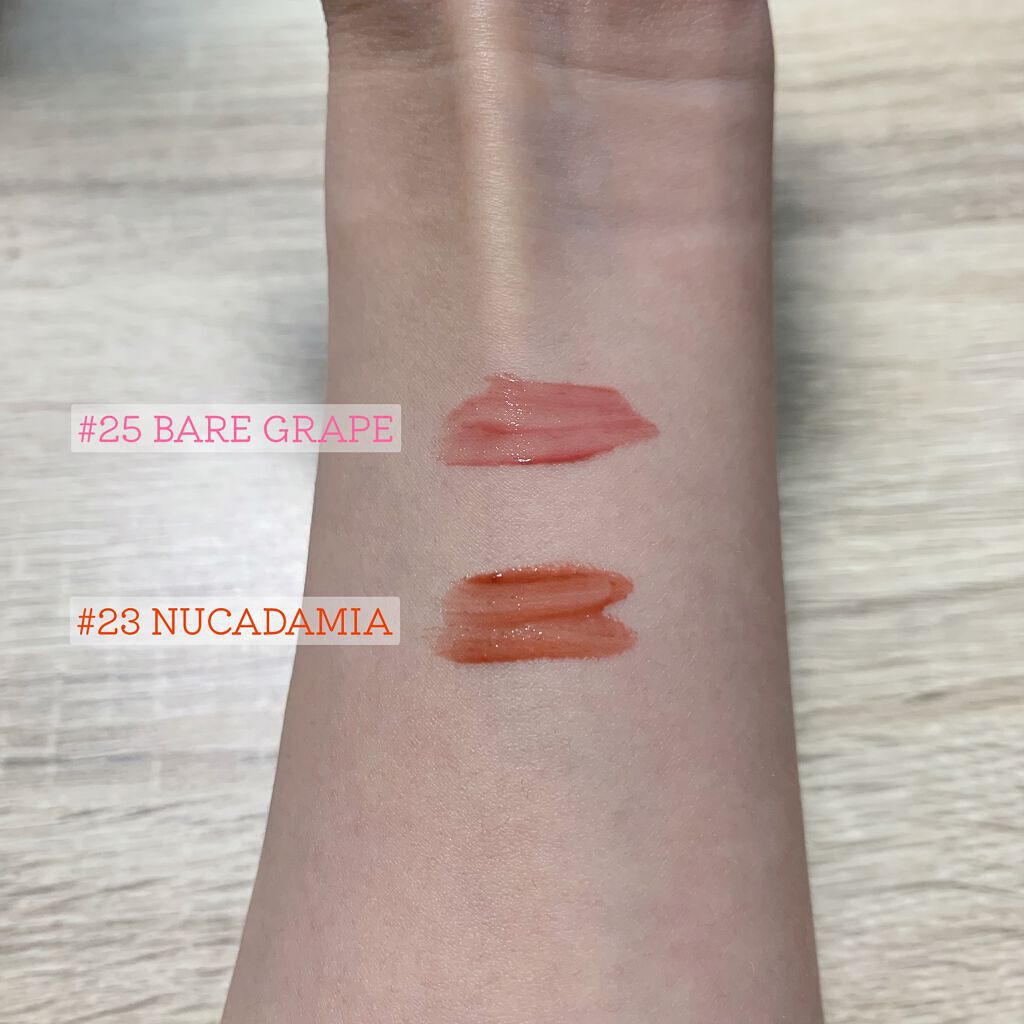 ジューシーラスティングティント/rom&nd/リップティントを使ったクチコミ（2枚目）