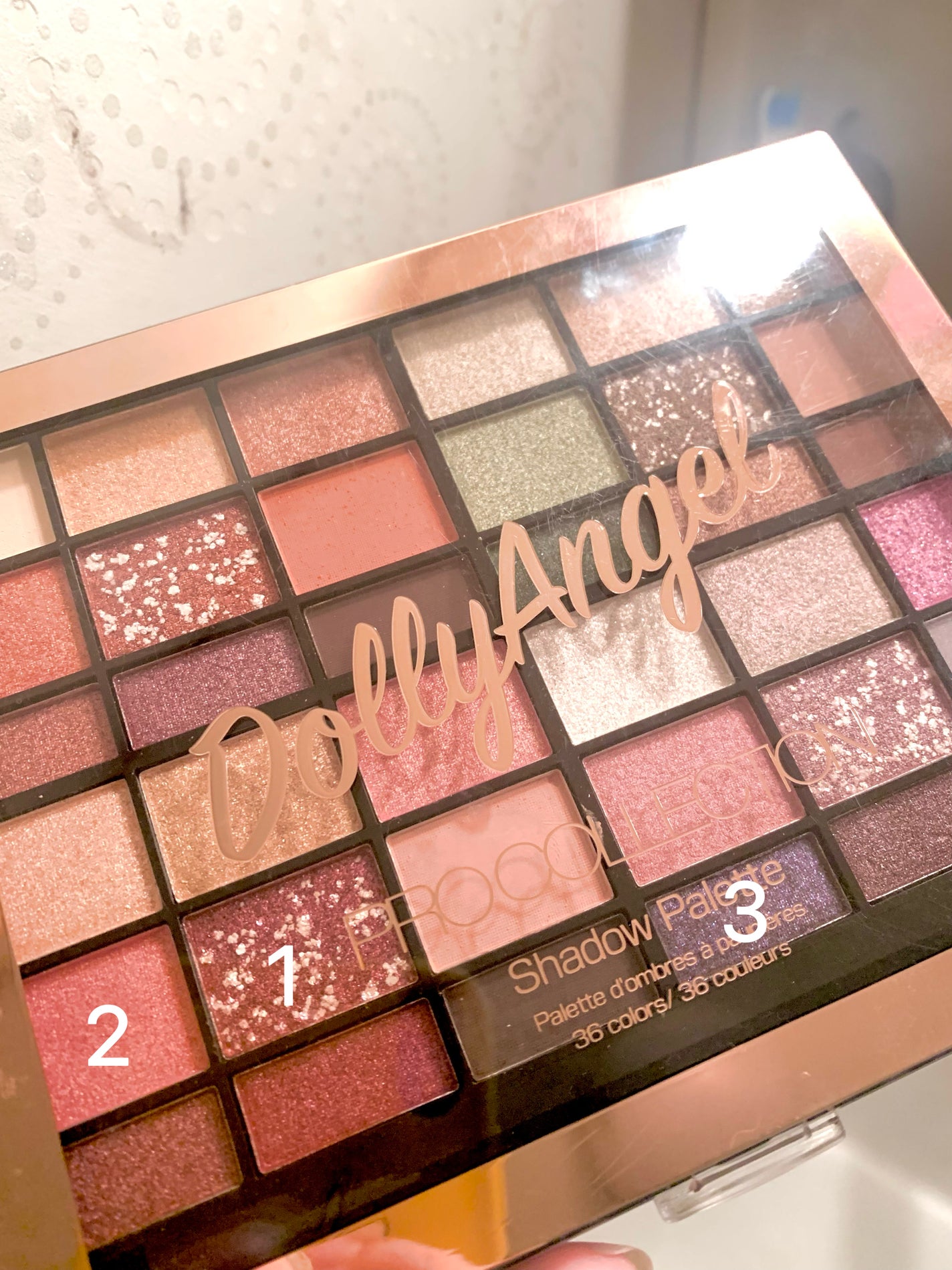 プロコレクション36カラー/Dolly Angel/アイシャドウパレットを使ったクチコミ(3枚目)