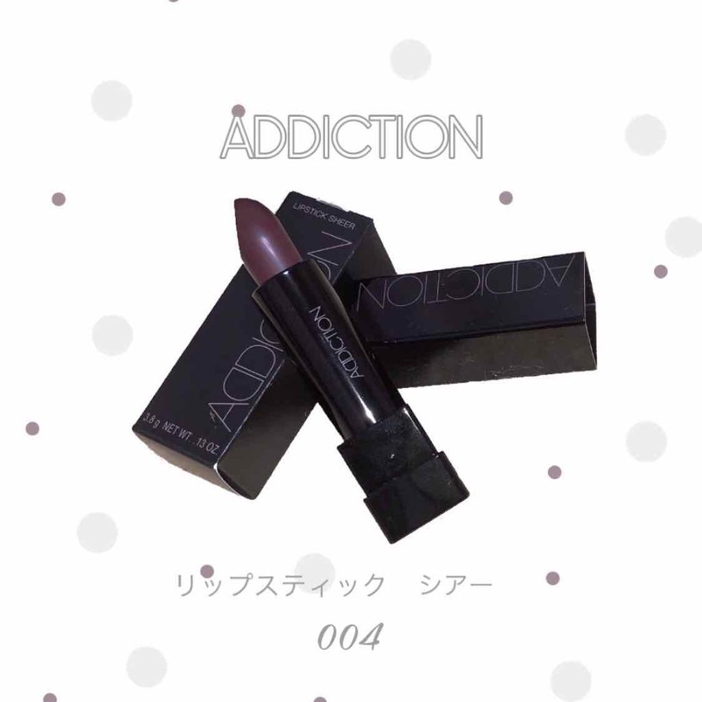 アディクション ザ リップスティック シアー/ADDICTION/口紅を使ったクチコミ(1枚目)