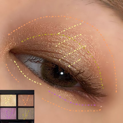 デザイニング カラー アイズ/SUQQU/アイシャドウパレットを使ったクチコミ(4枚目)