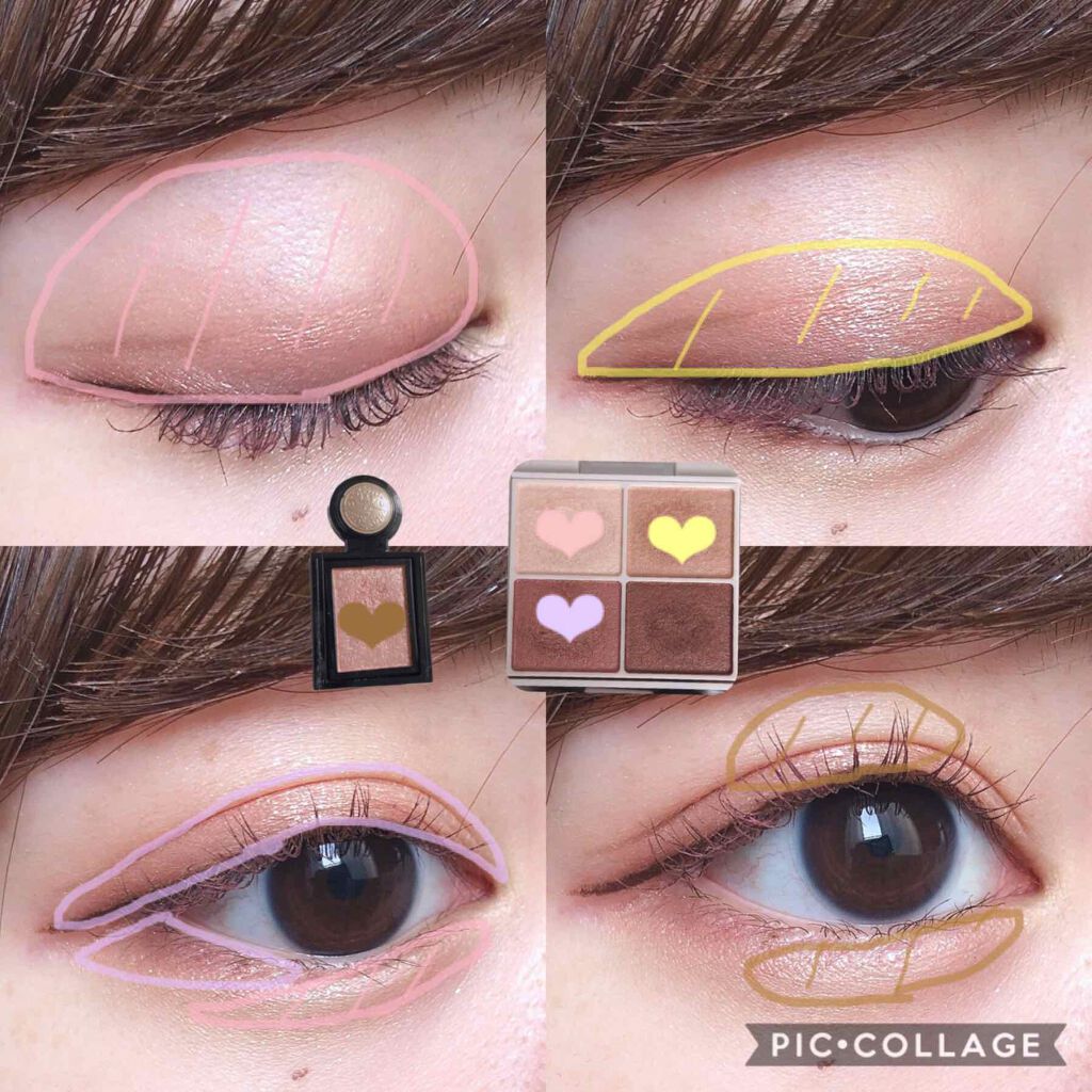 シルキースフレアイズ/キャンメイク/アイシャドウパレットを使ったクチコミ（2枚目）