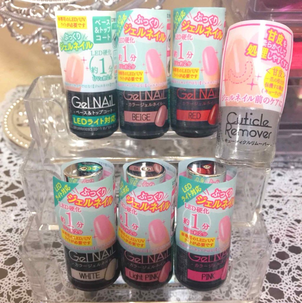 ジェルネイル(ライト対応)/セリア/ジェルネイルを使ったクチコミ(3枚目)