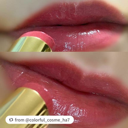 ルージュ ヴォリュプテ シャイン/YVES SAINT LAURENT BEAUTE/口紅を使ったクチコミ(7枚目)
