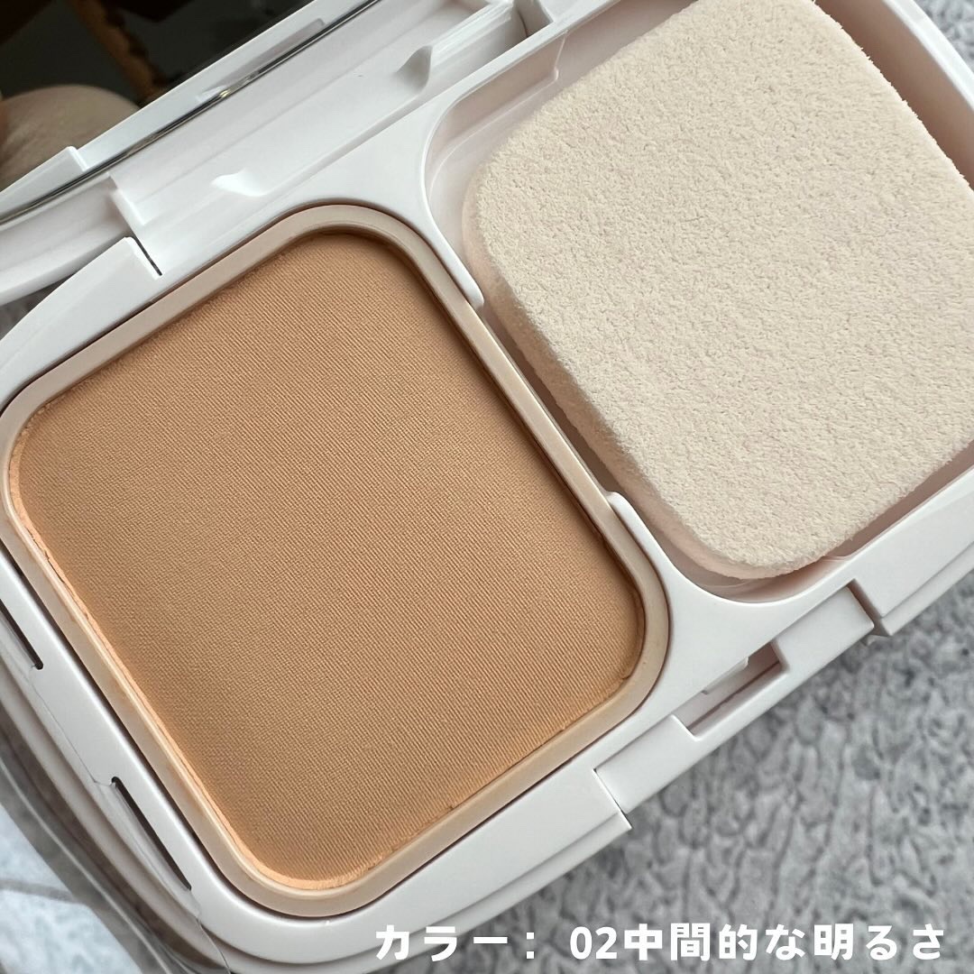 パウダーファンデーション/media luxe/パウダーファンデーションを使ったクチコミ（2枚目）