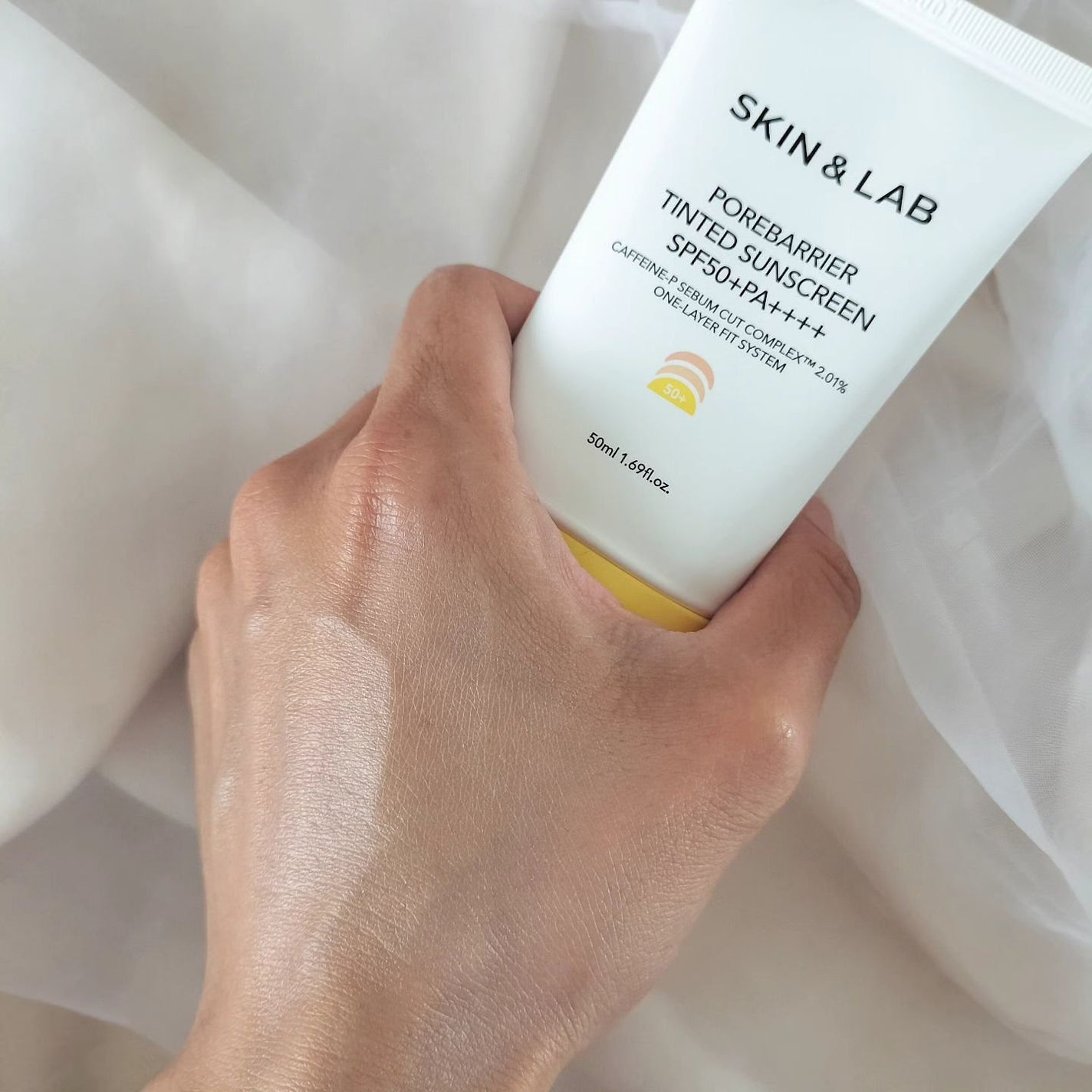 ポアバリア ティンテッドサンスクリーン/SKIN&LAB/日焼け止めクリームを使ったクチコミ(3枚目)