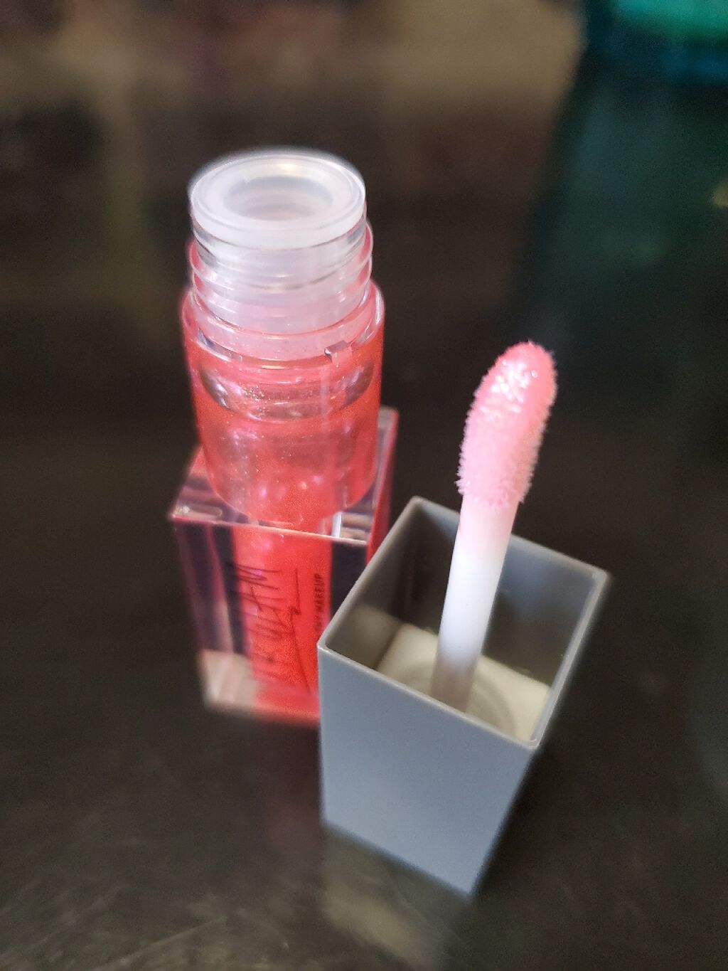 UR GLAM LIP OIL/U R GLAM/リップグロスを使ったクチコミ(2枚目)