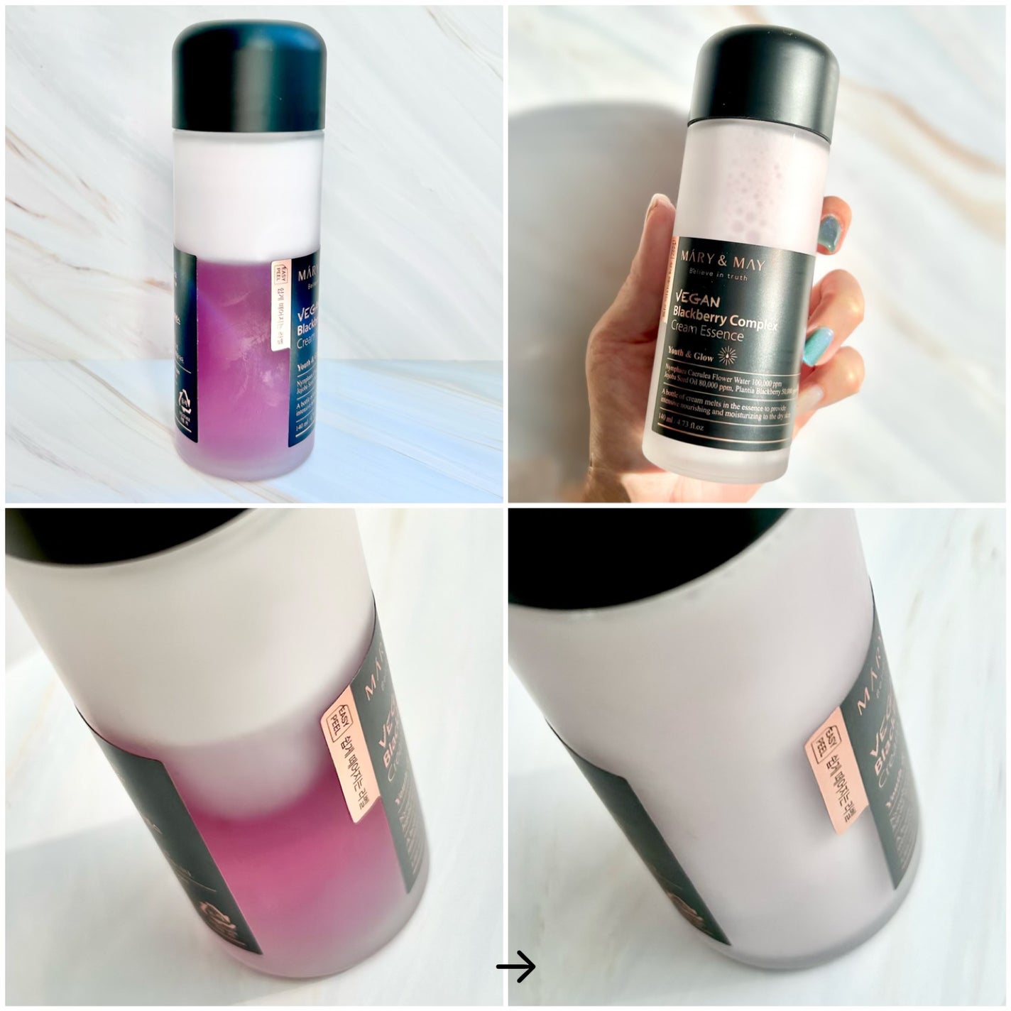 プレミアムイデベノンブラックベリーコンプレックスアンプルマスク/MARY&MAY/シートマスク・パックを使ったクチコミ(6枚目)