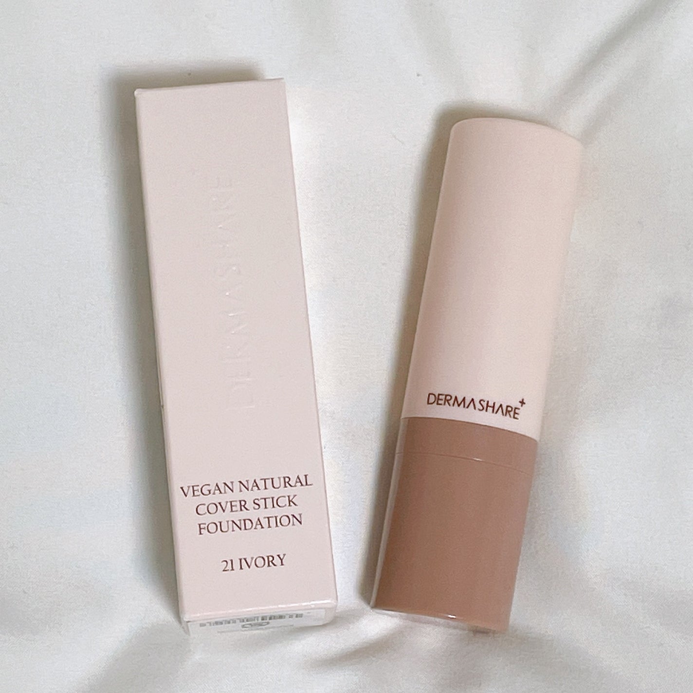 ヴィーガンナチュラルカバースティックファンデーション/DERMASHARE/その他ファンデーションを使ったクチコミ(1枚目)