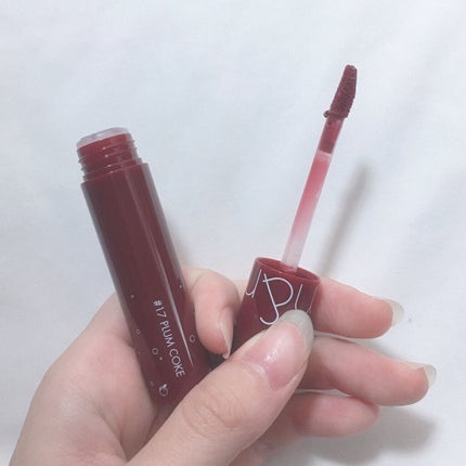 ジューシーラスティングティント/rom&nd/リップティントを使ったクチコミ(2枚目)