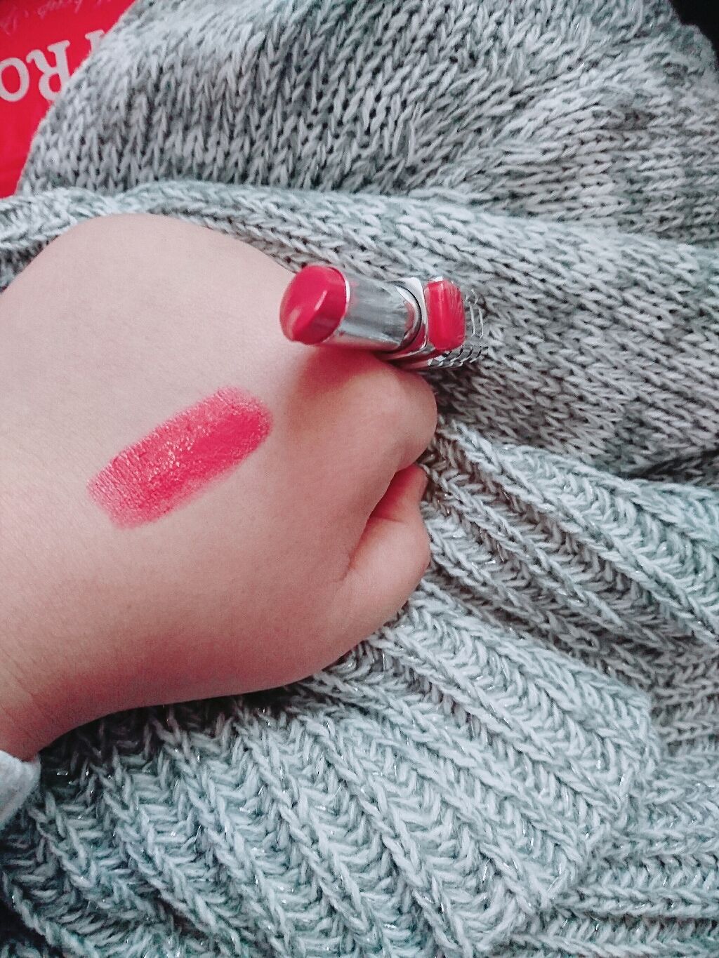 シャインオン/ロレアル パリ/口紅を使ったクチコミ(2枚目)