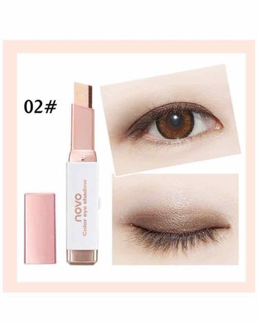 NOVO グラデーションアイシャドウのクチコミ「( 'ω'o[Amazon購入品]o

novo color eyeshadowアイクリームペ.....」（1枚目）