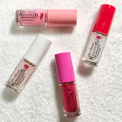 トゥーフェイスドハングオーバーピローバームリップトリートメントセット/Too Faced/リップケアを使ったクチコミ(2枚目)