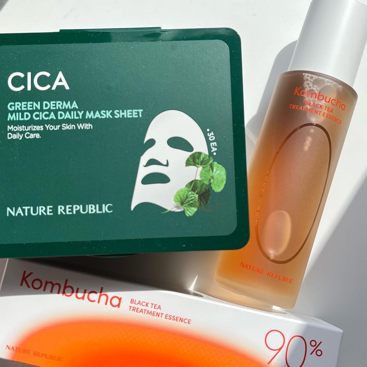グリーンダーマCICA デイリーシートマスク/ネイチャーリパブリック/シートマスク・パックを使ったクチコミ（1枚目）