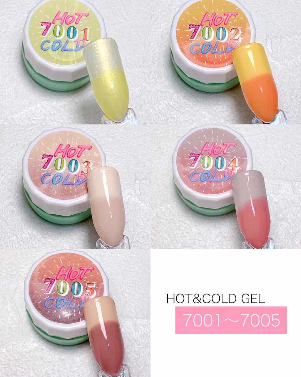 aiainail_@セルフネイル on LIPS 「ネイル工房新商品«HOT&COLDGEL»全色カラーネイル工房..」(4枚目)