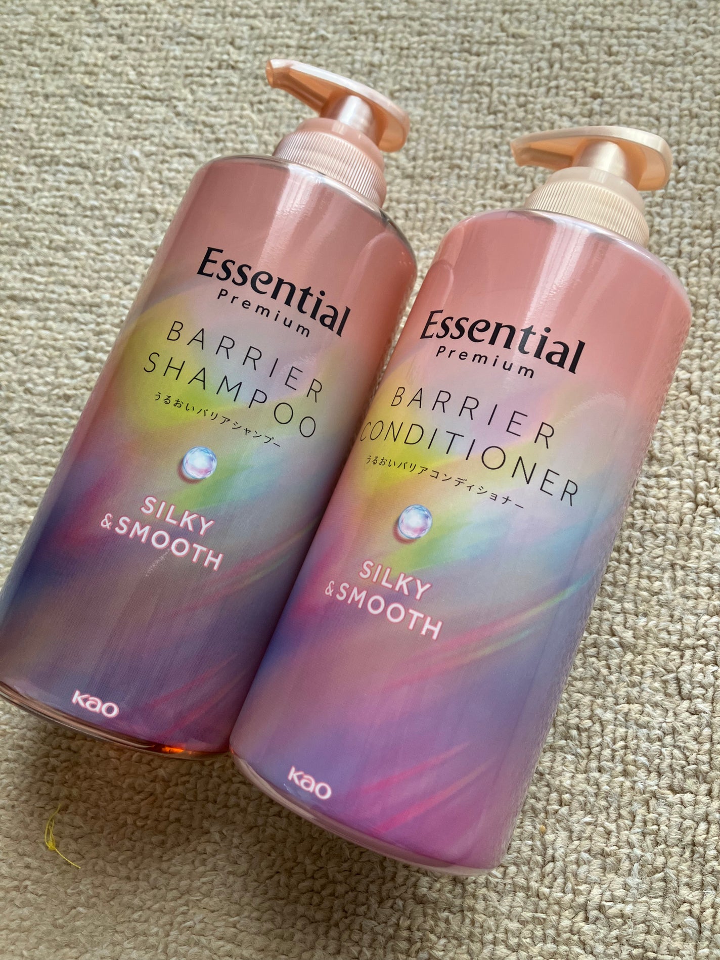 エッセンシャルプレミアム バリアシャンプー・コンディショナー シルキー&スムース/エッセンシャル/市販シャンプーを使ったクチコミ(1枚目)