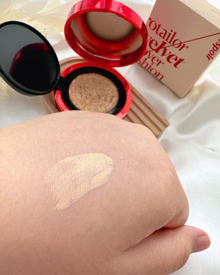 プロテーラービーベルベットカバークッション/espoir/クッションファンデーションを使ったクチコミ(4枚目)