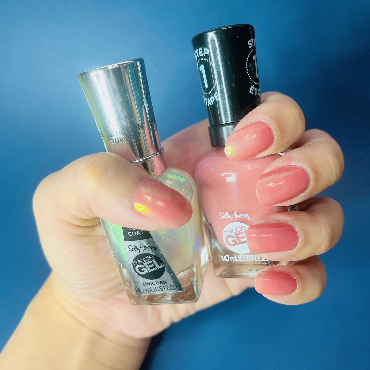 ジェルフィニッシュトップコート/サリーハンセン/ジェルネイルを使ったクチコミ（3枚目）