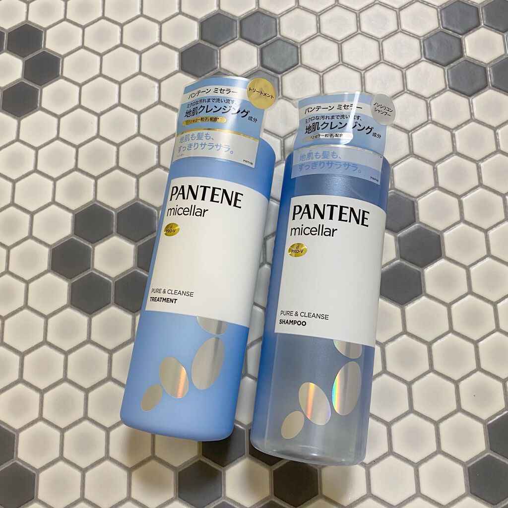 PRO-V ミセラー ピュア&クレンズ ノンシリコンシャンプー/トリートメント/パンテーン/市販シャンプーを使ったクチコミ(1枚目)