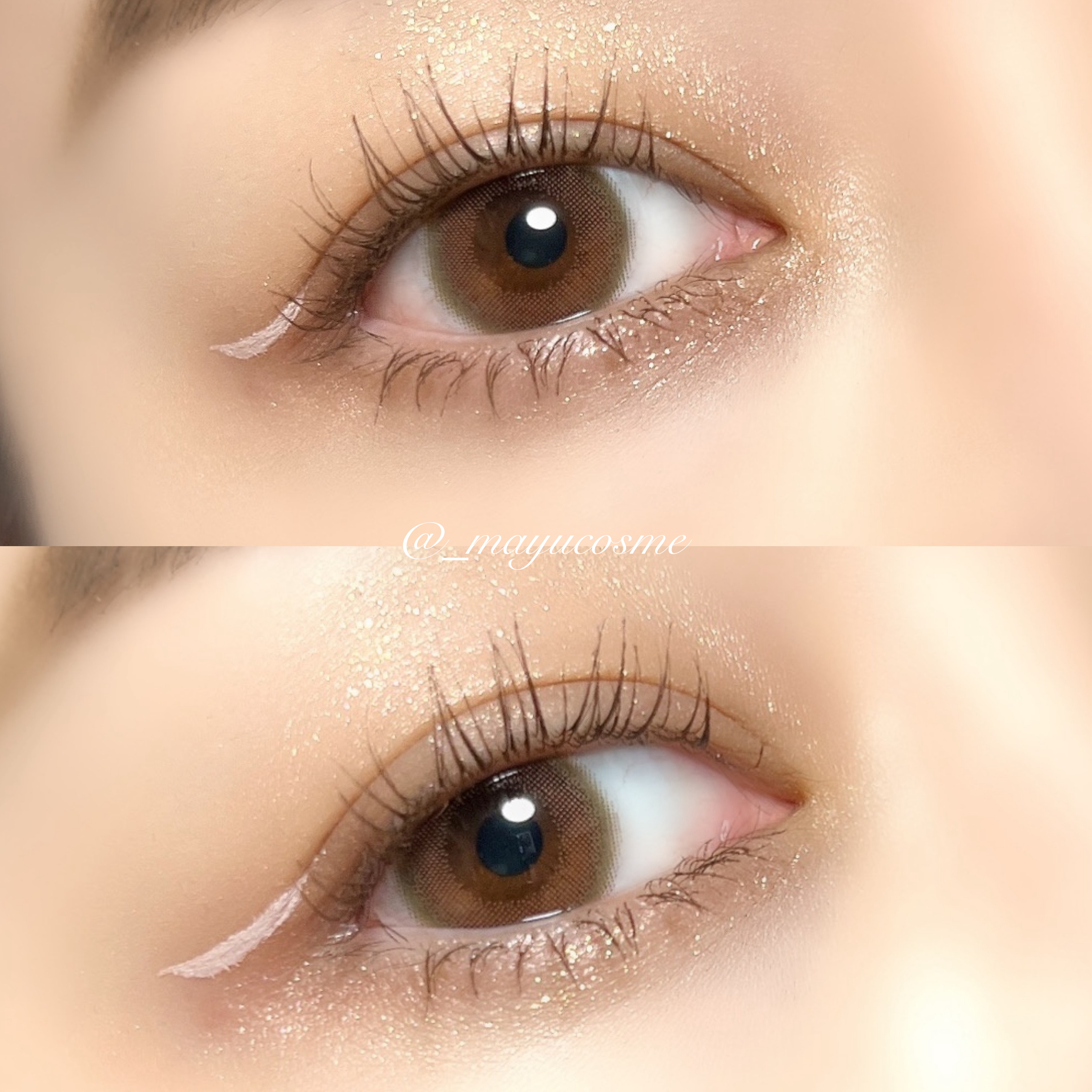 アイジェニックカラーライナー 00 バニラベージュ/CEZANNE/アイライナーを使ったクチコミ（3枚目）