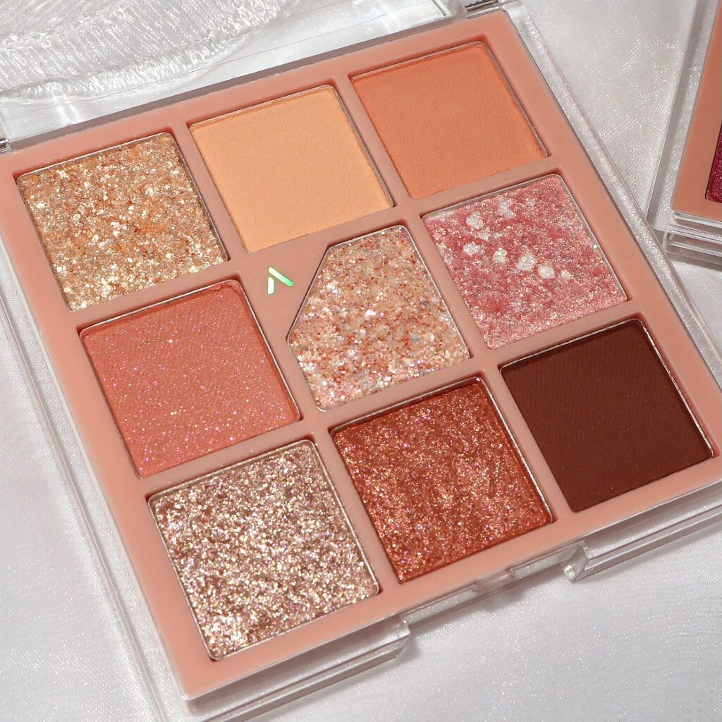 グリッターペディアアイパレット/unleashia/アイシャドウパレットを使ったクチコミ（3枚目）