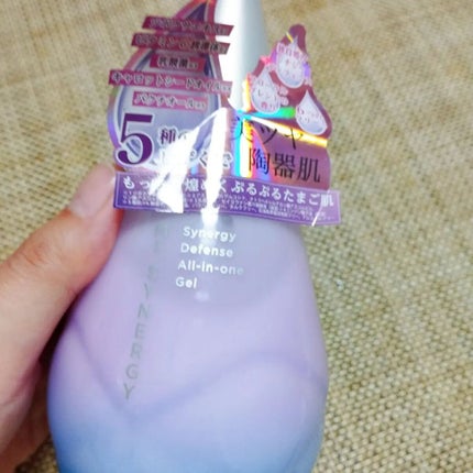 Ms.SYNERGY ディフェンス オールインワンジェルのクチコミ「もうこの形の可愛さ!!
グラデーションといい色といい
おいてあるだけでテンション上がる商品です.....」(2枚目)