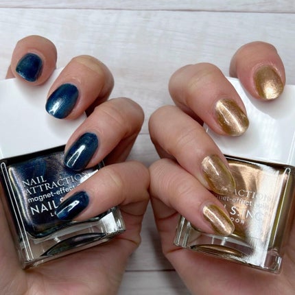 ネイルズ インク ゲット マグネタイズド ネイルポリッシュ デュオ キット/nails inc./マニキュアを使ったクチコミ(2枚目)