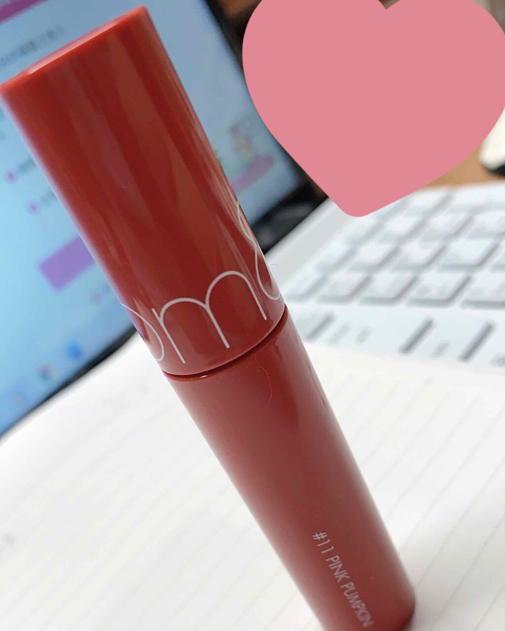 ジューシーラスティングティント/rom&nd/リップティントを使ったクチコミ(3枚目)