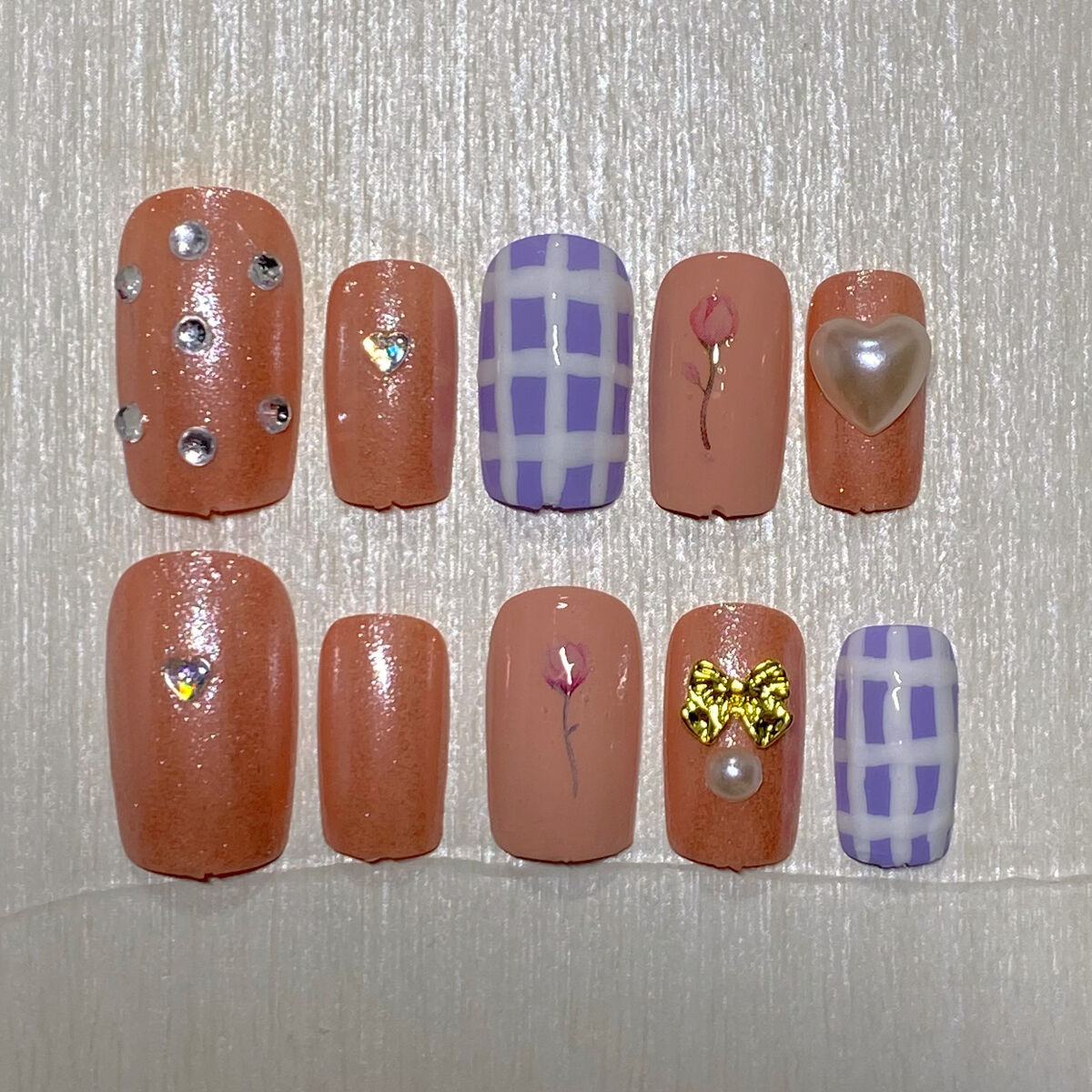 ネイルパーツ/DAISO/ネイルチップ・パーツを使ったクチコミ（2枚目）