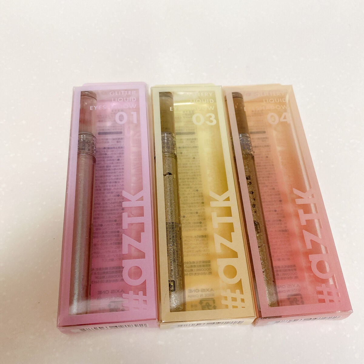 グリッターリキッドアイシャドウ/aZTK/リキッドアイシャドウを使ったクチコミ(1枚目)