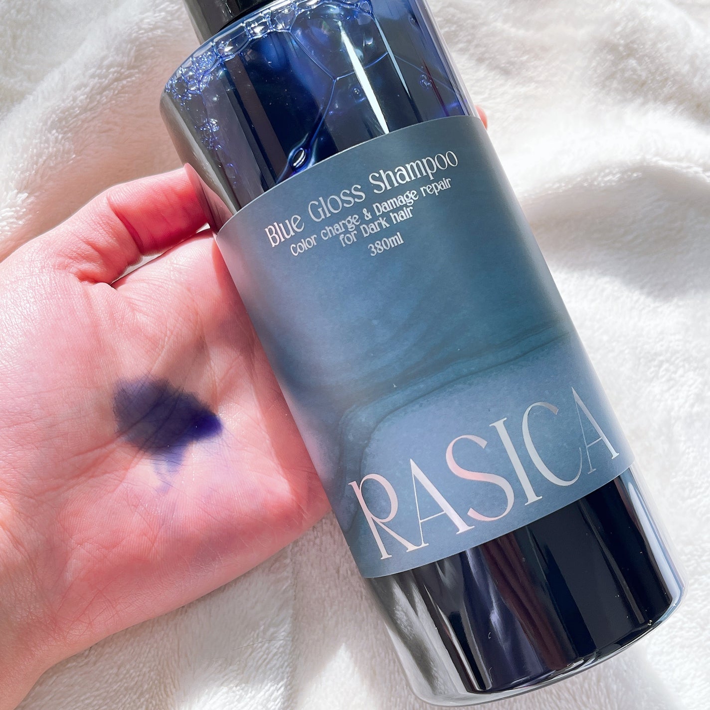 ブルーグロスシャンプー/トリートメント/rasica/市販シャンプーを使ったクチコミ(2枚目)
