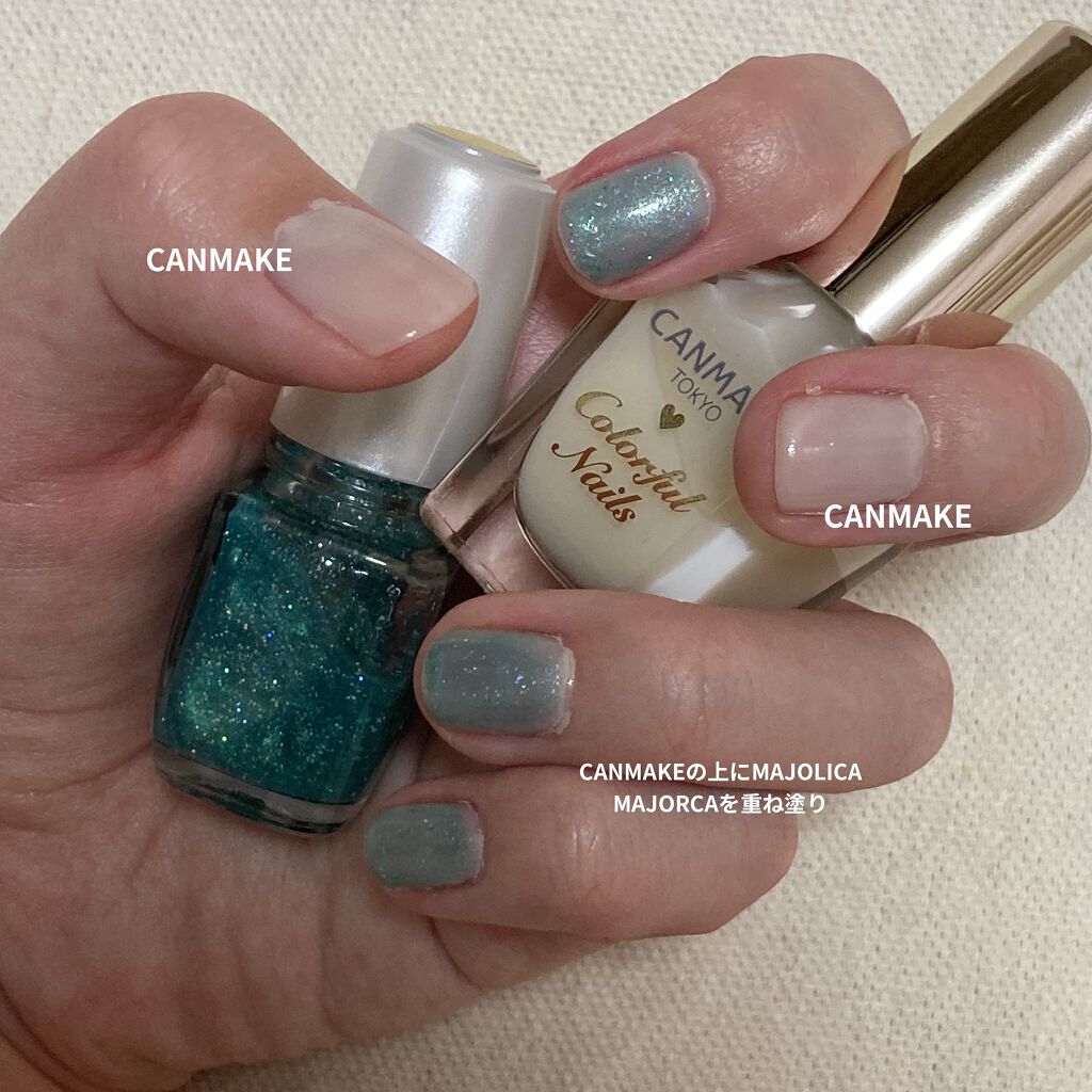 アーティスティックネールズ(グロー＆クイック) GR102 ミントゼリー/MAJOLICA MAJORCA/マニキュアを使ったクチコミ（2枚目）