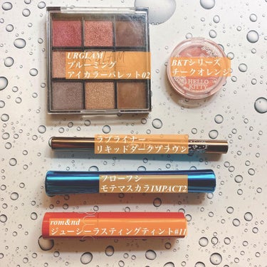 UR GLAM　BLOOMING EYE COLOR PALETTE/U R GLAM/アイシャドウパレットを使ったクチコミ（2枚目）