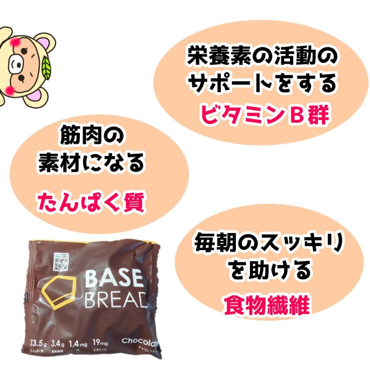 BASE BREAD/ベースフード/完全栄養食を使ったクチコミ(3枚目)